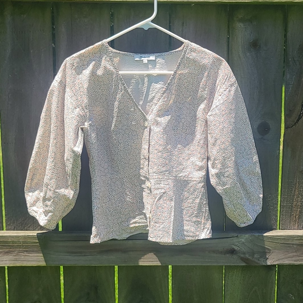 Madewell Peplum Blouse